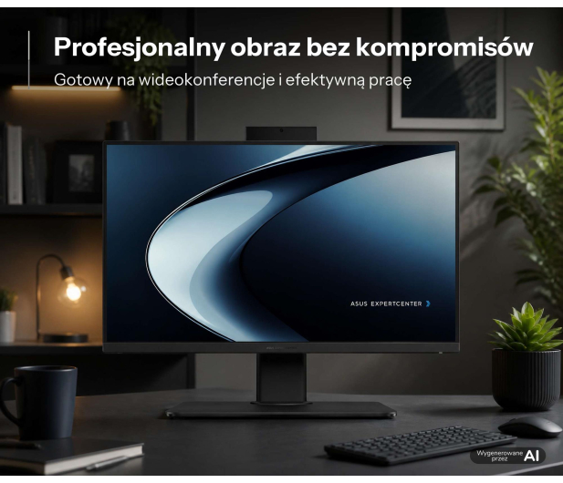 ASUS ExpertCenter AIO P600 24 Ryzen AI 5-330/16GB/512/W11P Czarny - 1613117 - zdjęcie 9